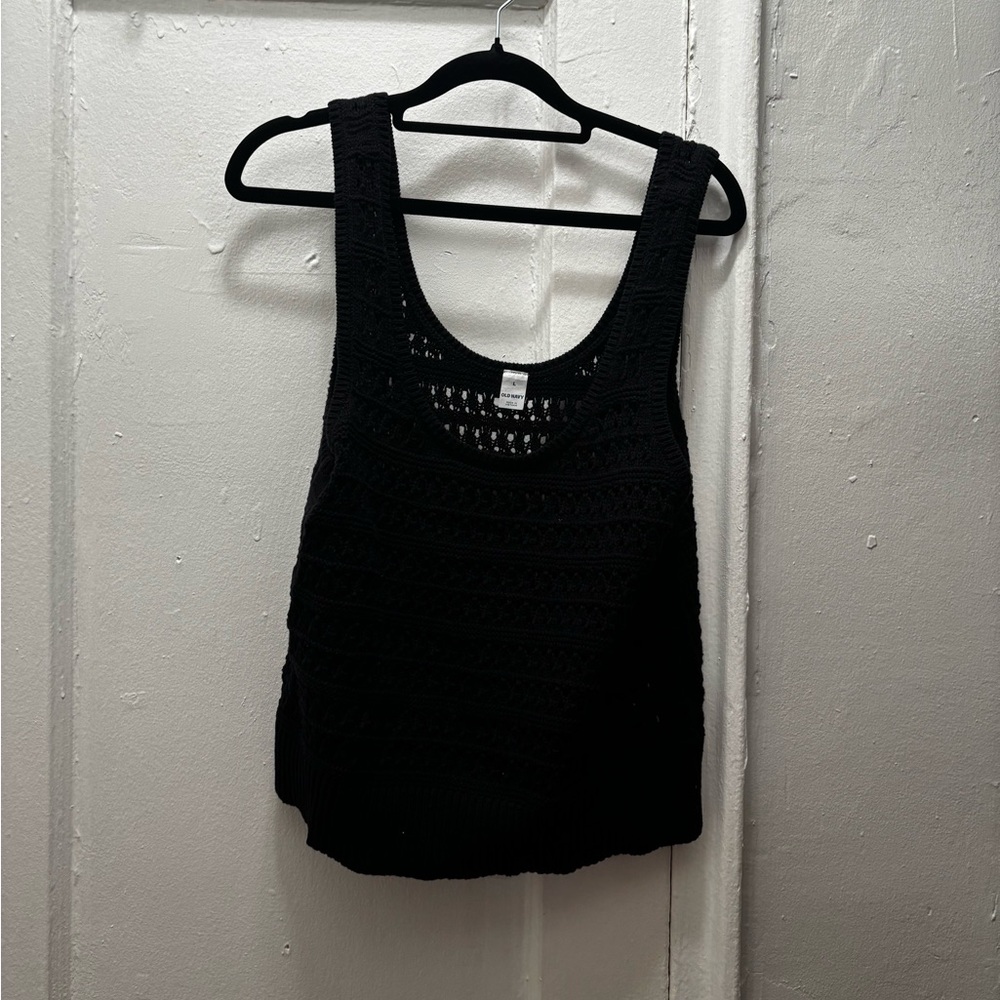 Old Navy Black Knit Tank Top